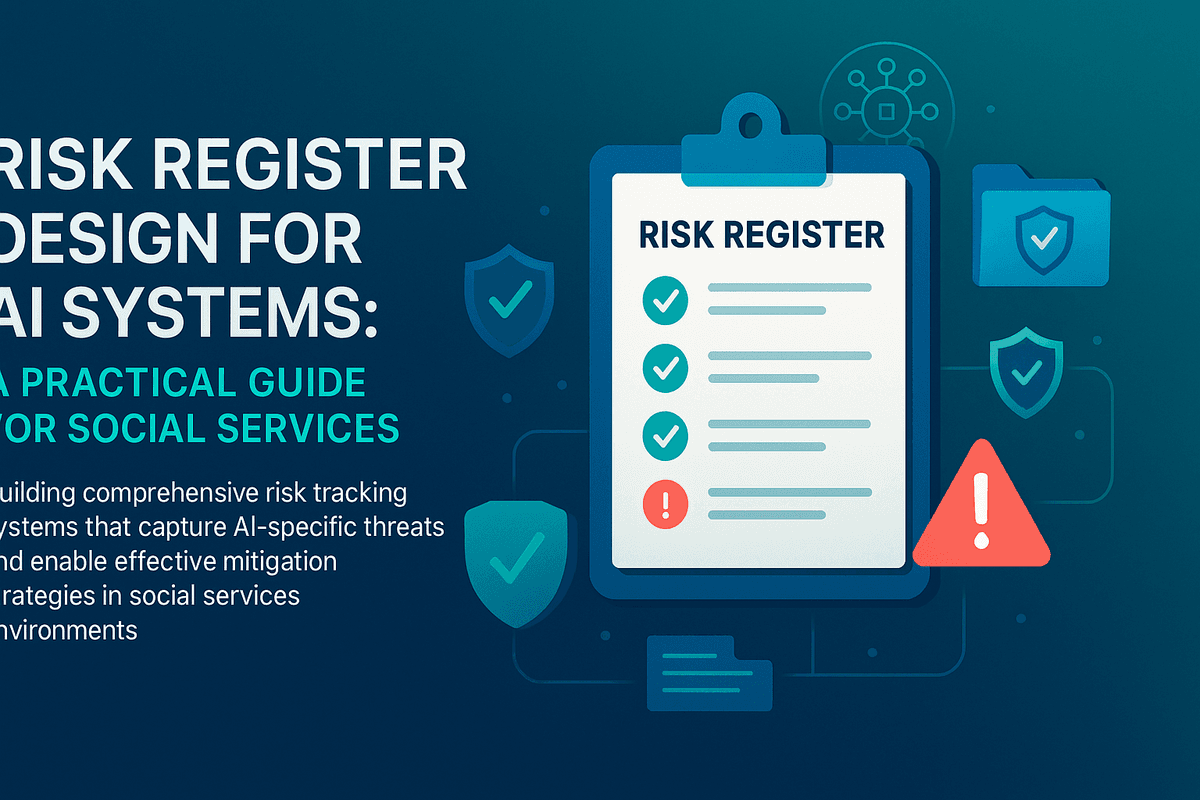 Dynamic Risk Register Autism Risk Register Design for AI Systems: A Practical Guide for Social ...